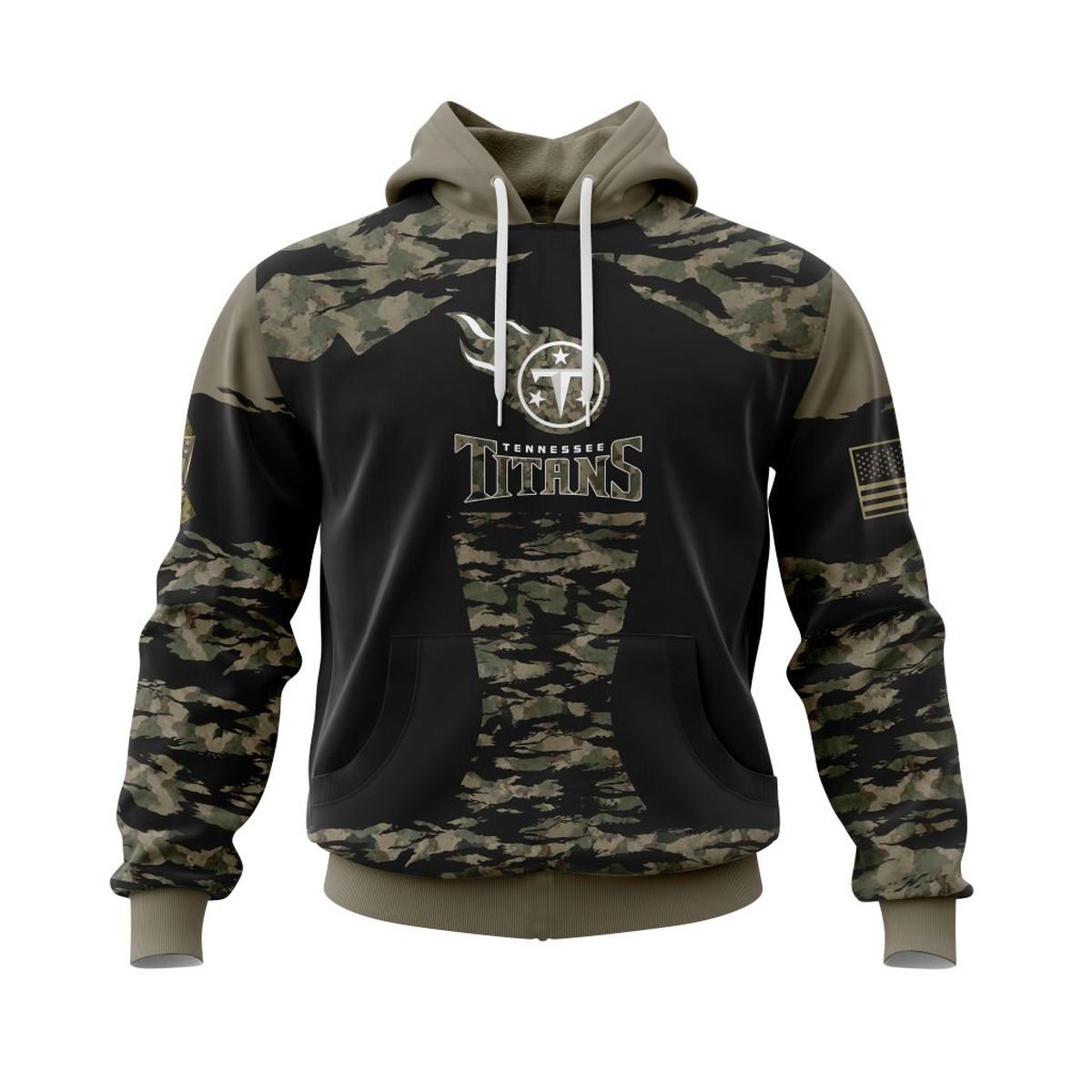 TENNESSEE TITANS 3D HOODIE FLAG107
