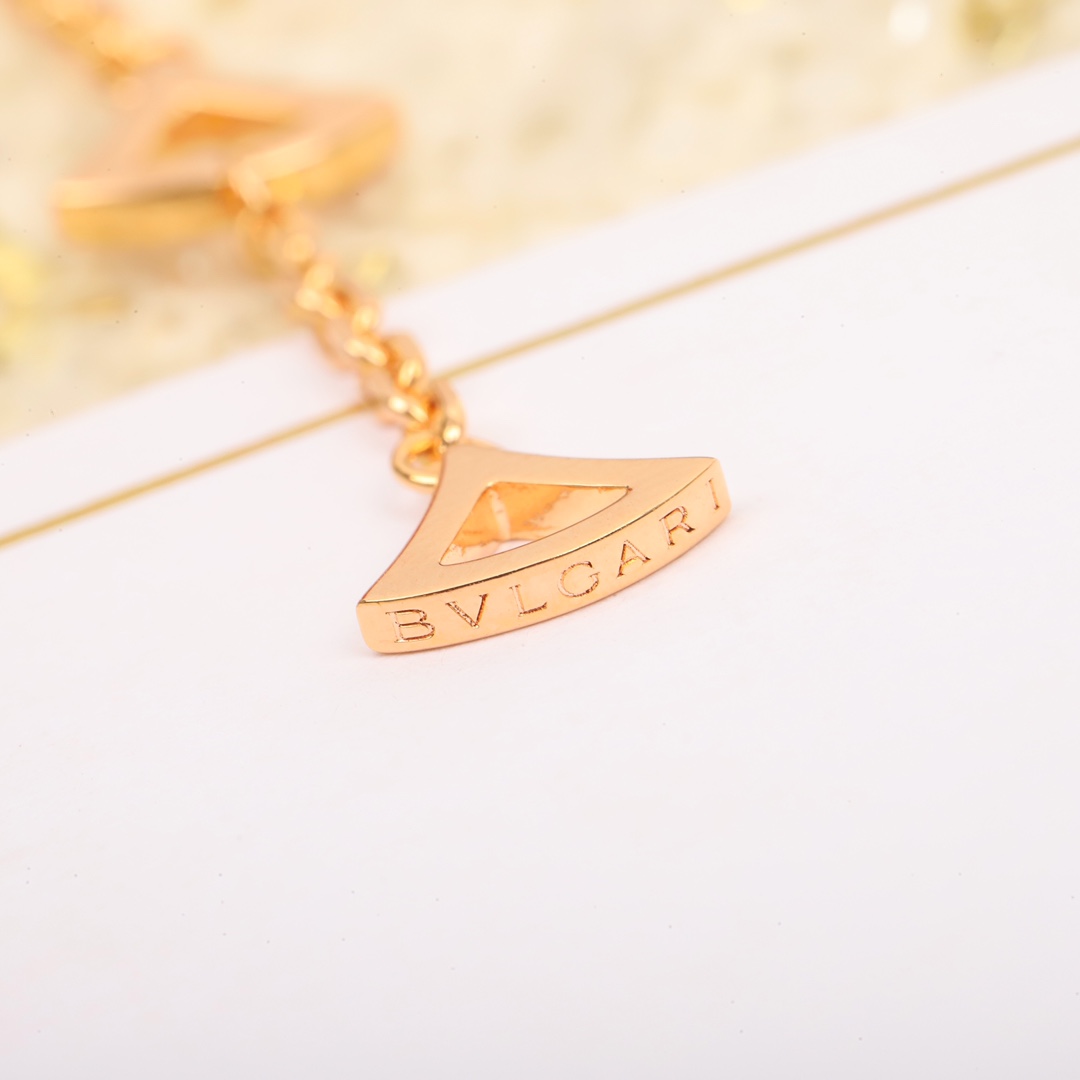 Bulgari Colored Diamond Fan Necklace