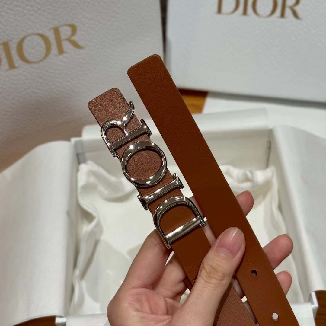 Dior Cowhide Women's Belt 2.0CM Width