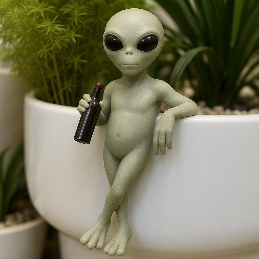 Drinking Little Monsters Collection Potted Decorations