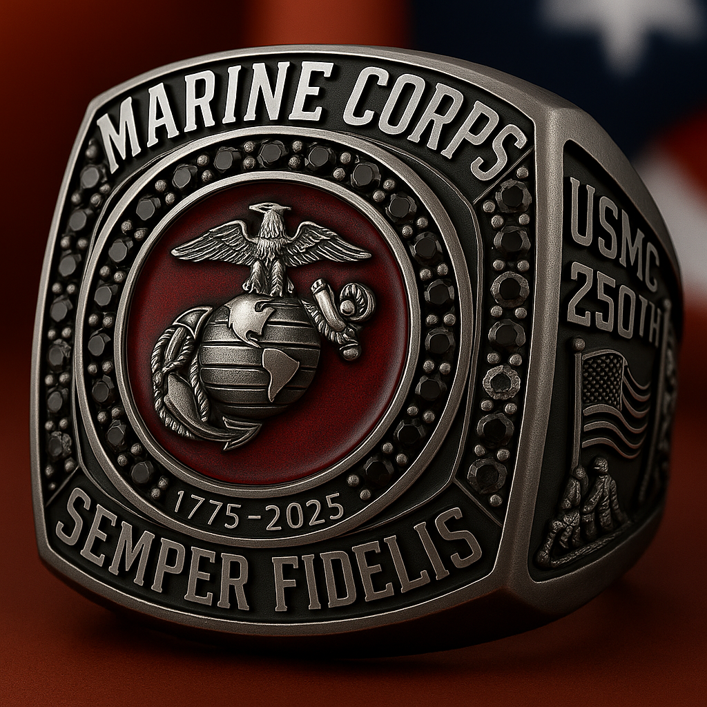 U.S. Marine Corps 250th Anniversary Commemorative Ring