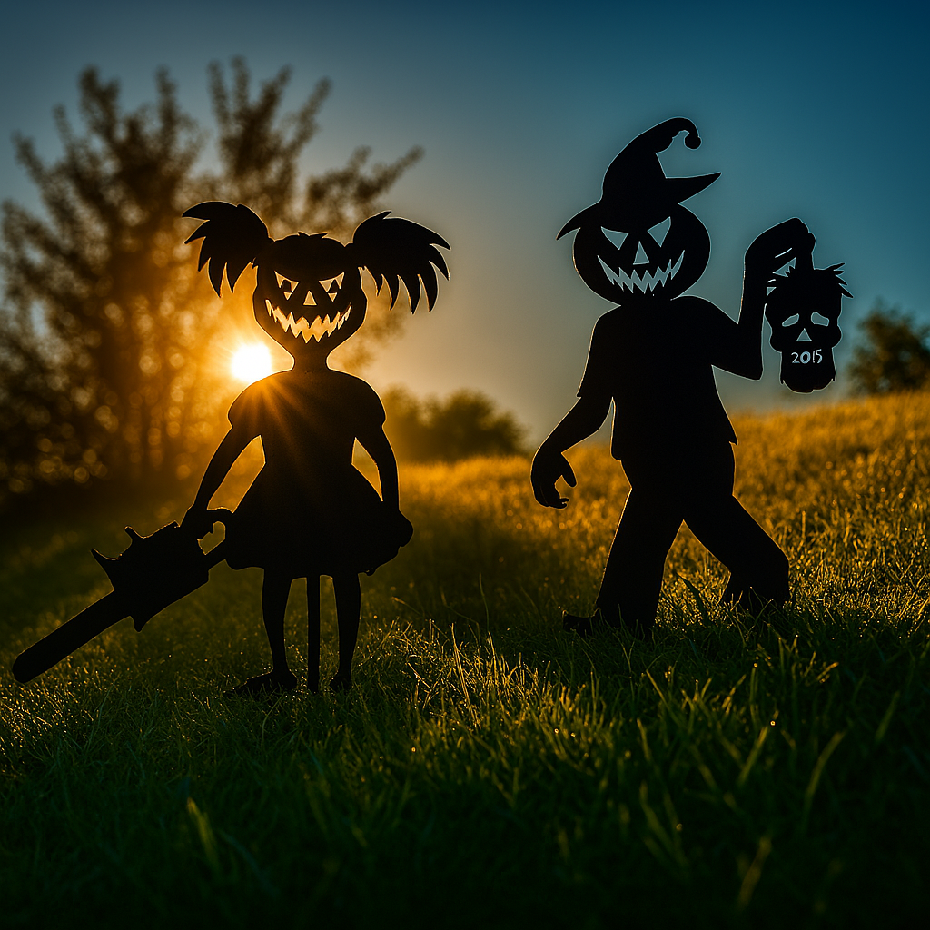 🏆Limited Sale⚡Almost Gone🎃👻 Cute Ghost Zombies - Handmade Metal Art