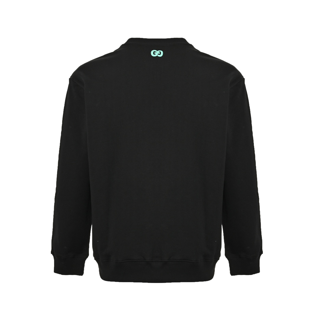 Gucci 24Fw graffiti lettering foam print crew neck sweatshirt