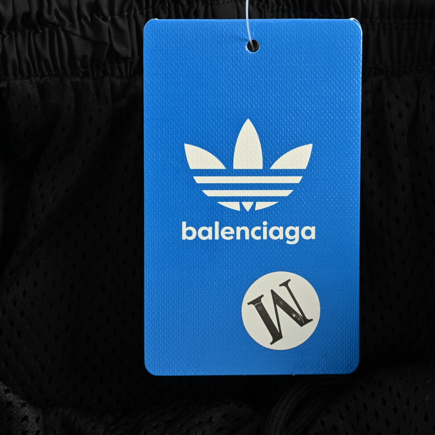 Balenciaga & Adidas co-branded embroidered trefoil shorts
