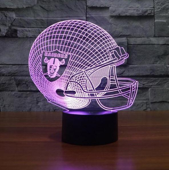 LAS VEGAS RAIDERS 3D LED LIGHT LAMP