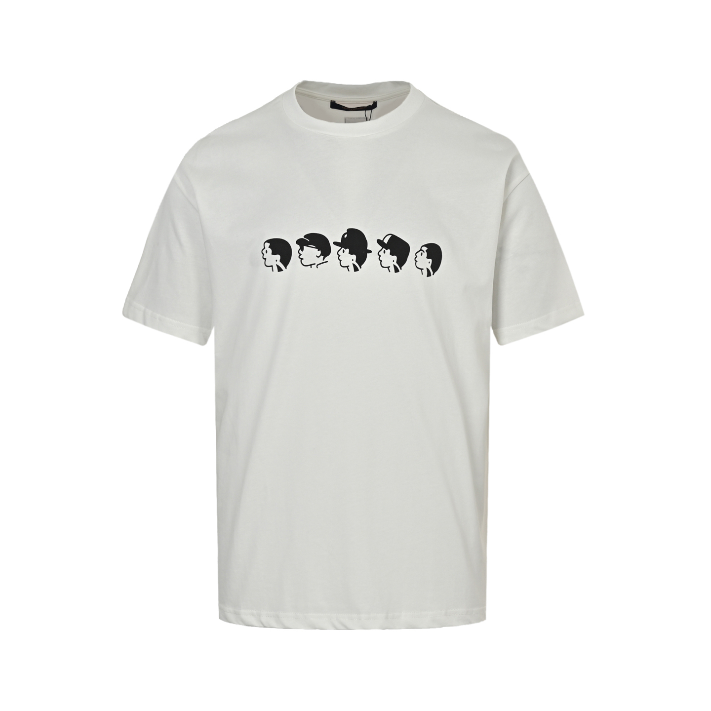 Louis Vuitton 25ss short-sleeved shirt with little man's head print