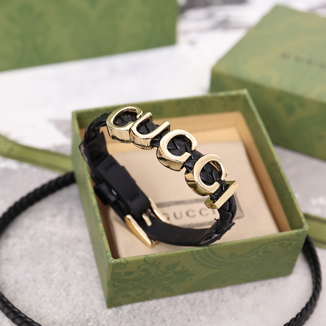 Gucci choker black collar necklace