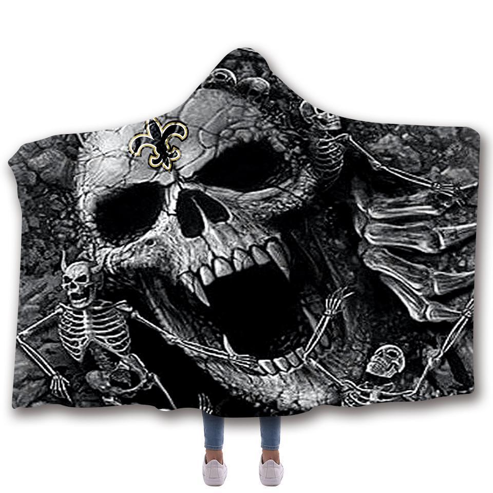 NEW ORLEANS SAINTS CLASSIC 3D HOODED BLANKET