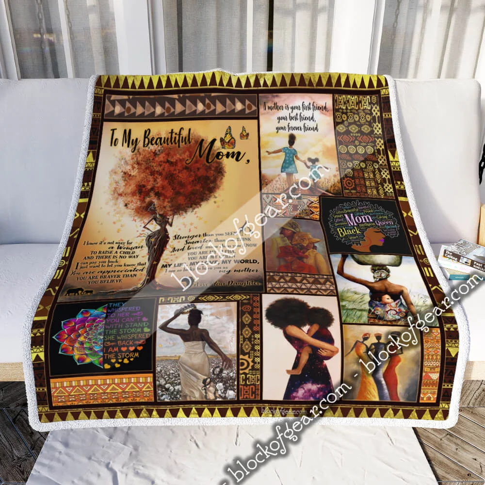 My Mom My Queen Sofa Throw Blanket
