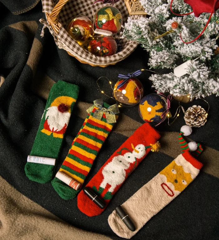 🎄New Year Sale- 50% OFF🎁Christmas Thickened Warm Socks(3PAIRS/SET) -BUY 2 SETS GET 10% OFF FREE SHIPPING