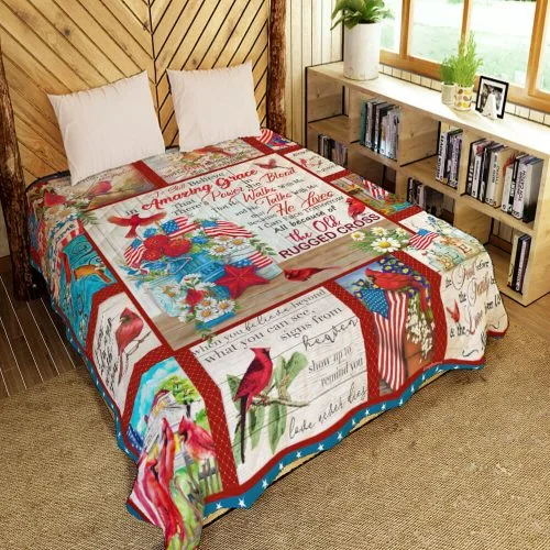 The Old Rugged Cross Cardinal Quilt