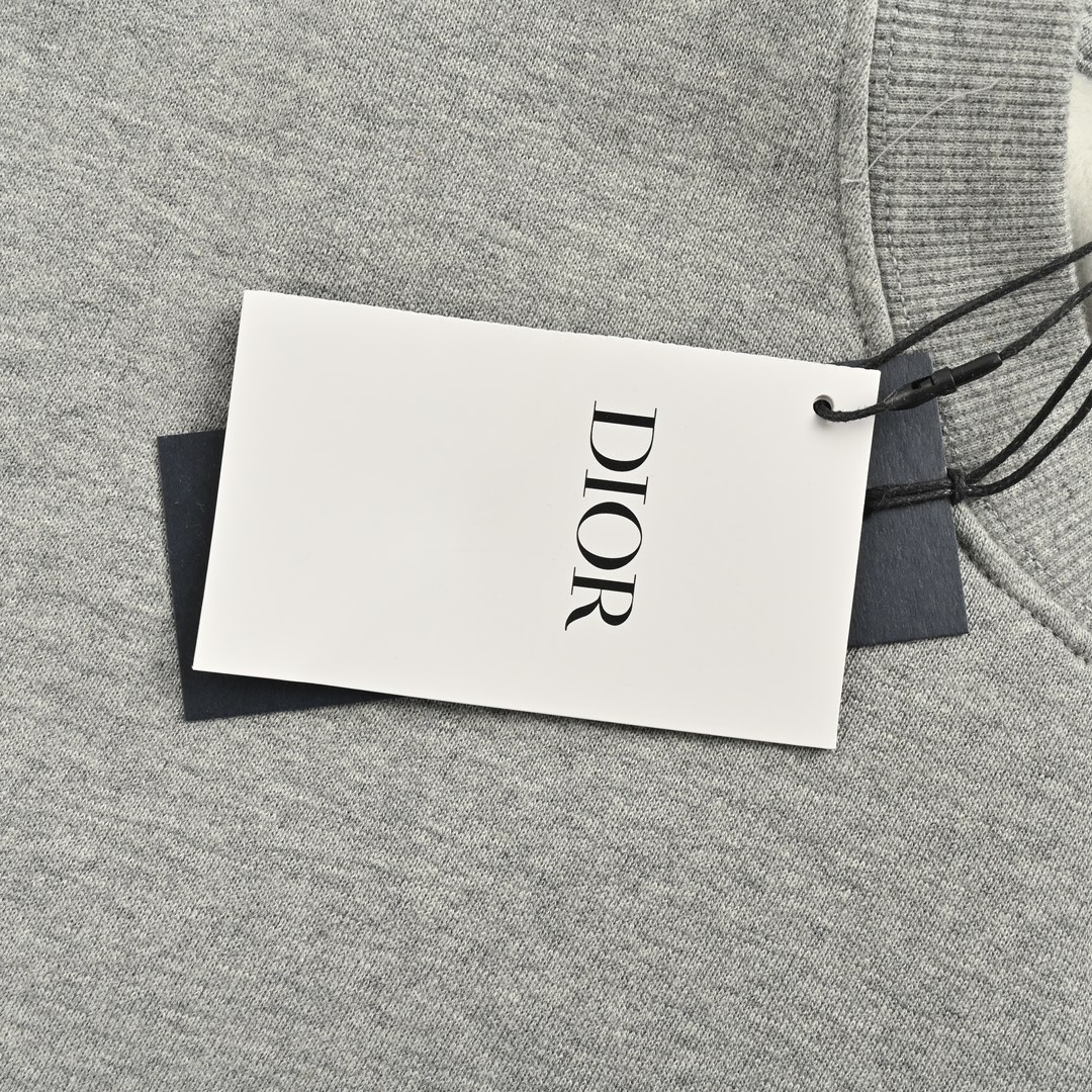 Dior 24Fw signature embroidered crewneck sweatshirt