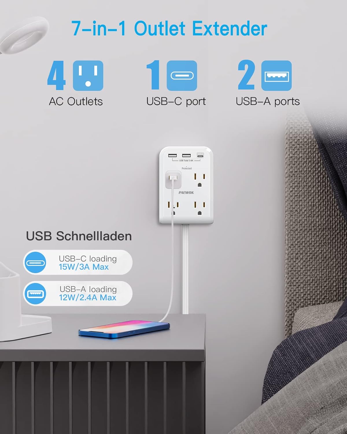 🔥ON SALE🔥Flat Multi Plug Extender