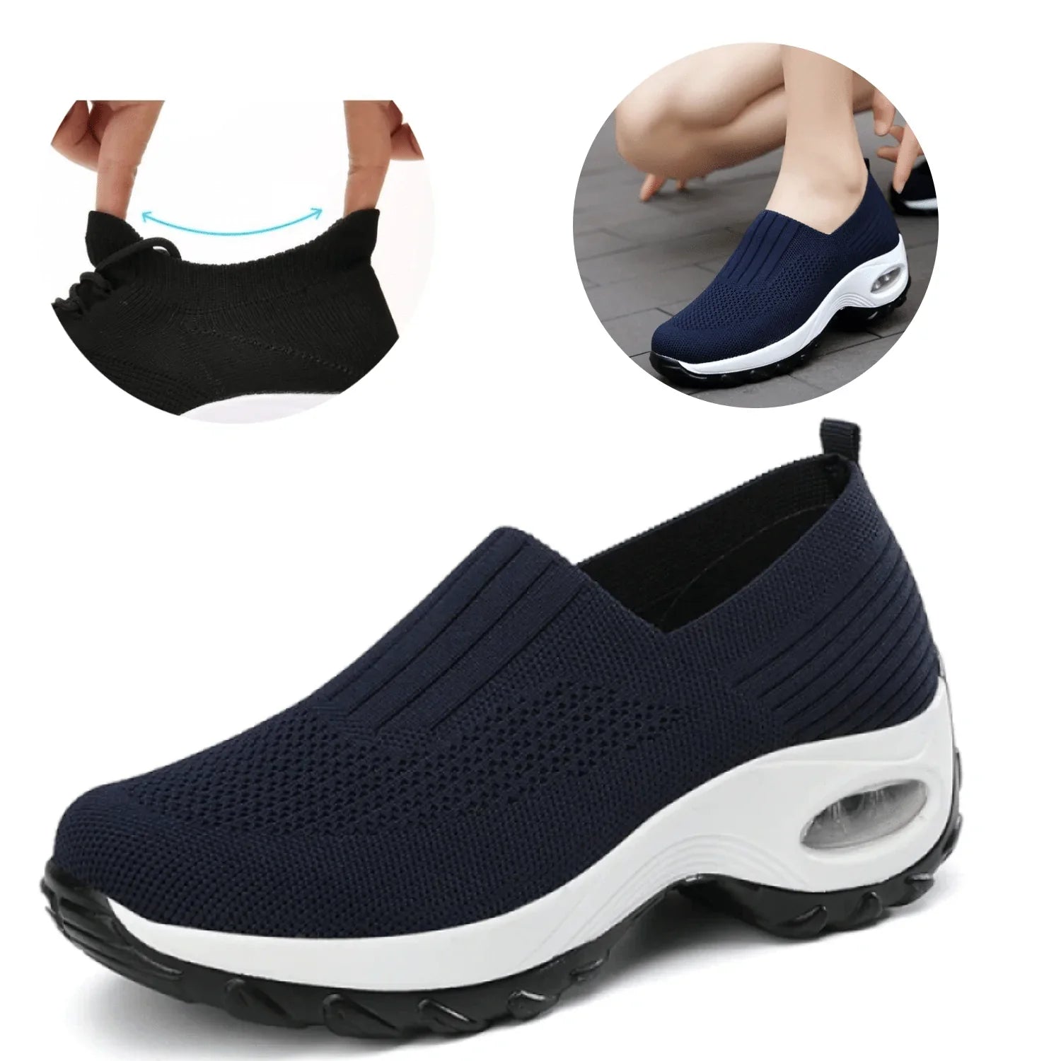 🔥Last Day 50% OFF-Air GO-WALK Comfy Women's Orthopedic Platform Sneakers
