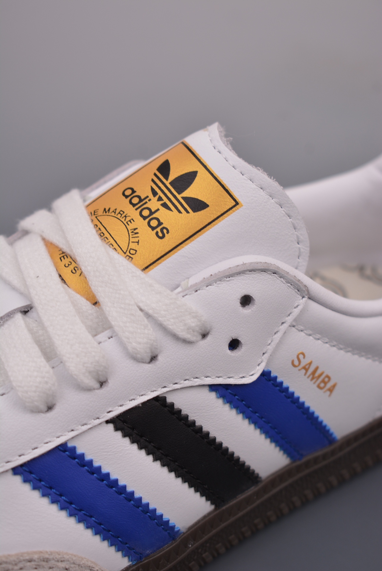 Adidas Originals Samba OG White Black Blue ID1381