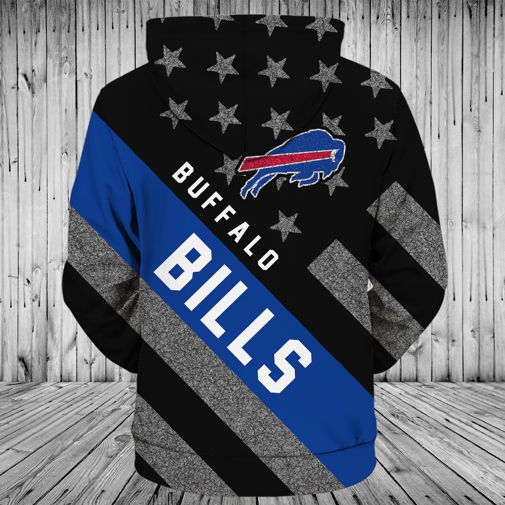 BILLS HOODIE 3D FLAG 66