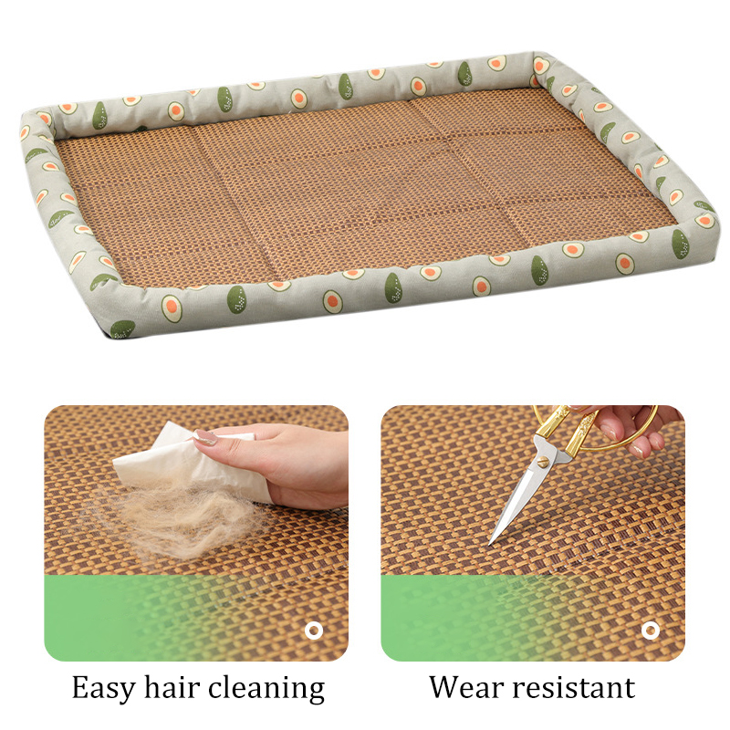 🔥Last Day Promotion-60% OFF🔥Ice Rattan Cooling Bed For Cats/Dogs