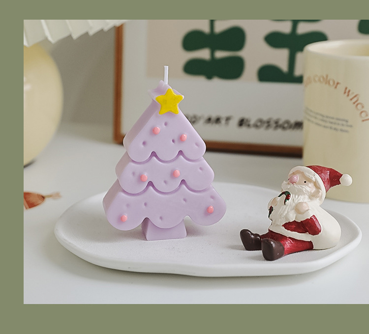 Christmas Aromatherapy candle wholesale Christmas tree decoration senior hand gift small gift Candle fragrance candle