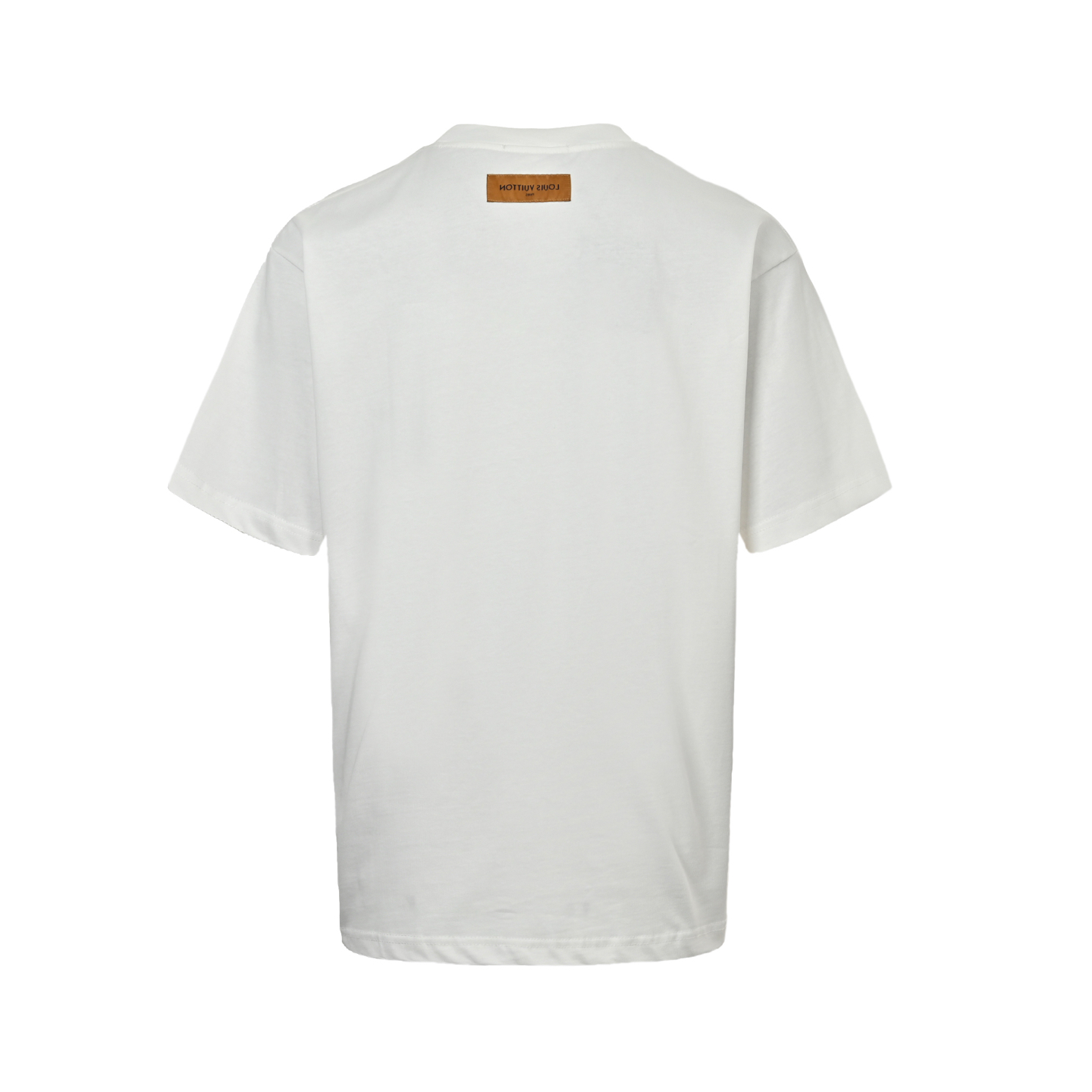 Louis Vuitton 25ss rainbow lettering short sleeve