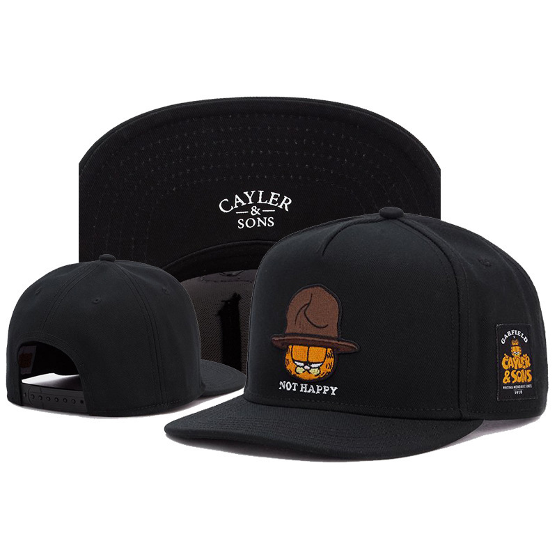 New hip-hop dome wide brim unisex adjustable snapback hat