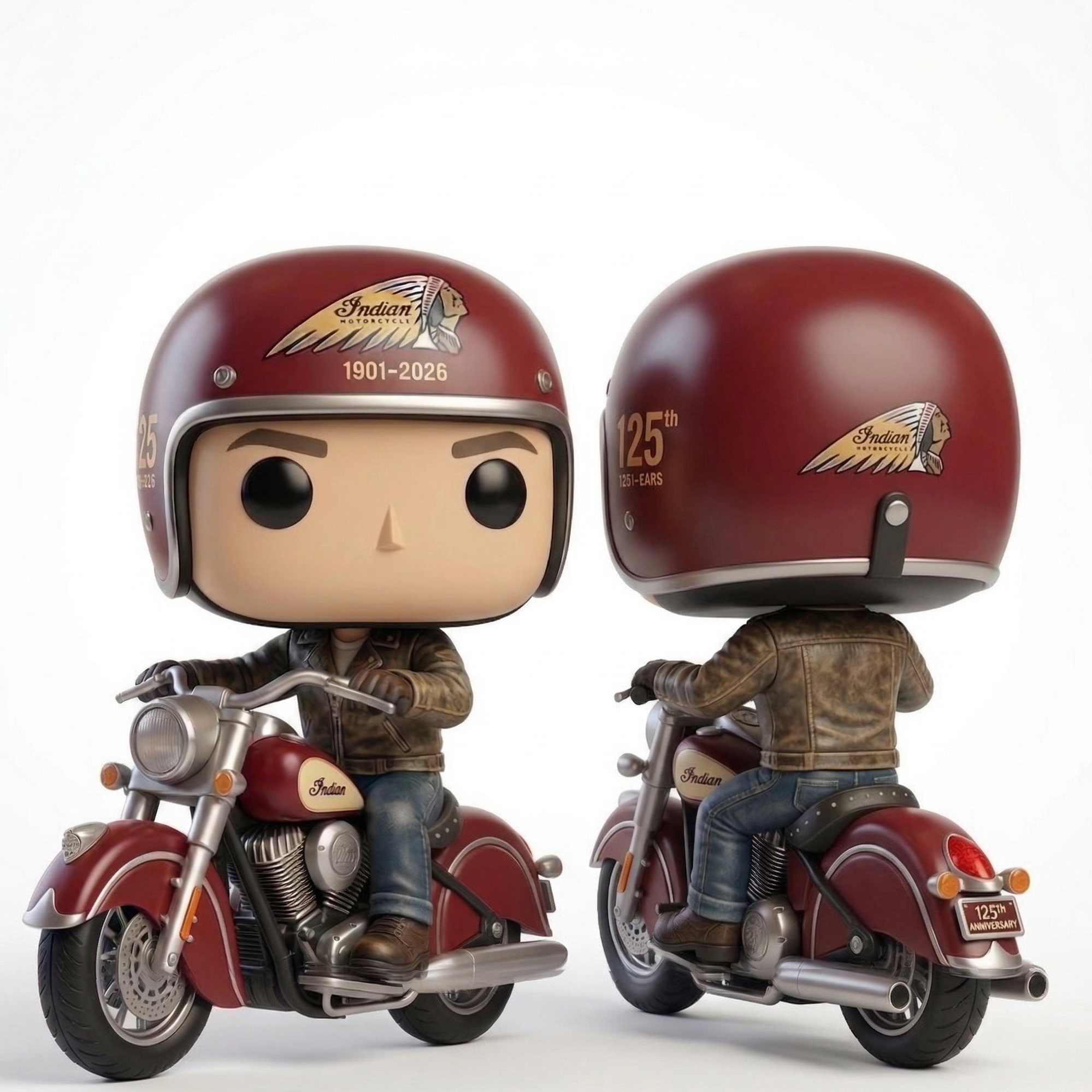 🏍️ Indian Motorcycle 125 Years: Heritage Rider POP – Limited Edition 🪖