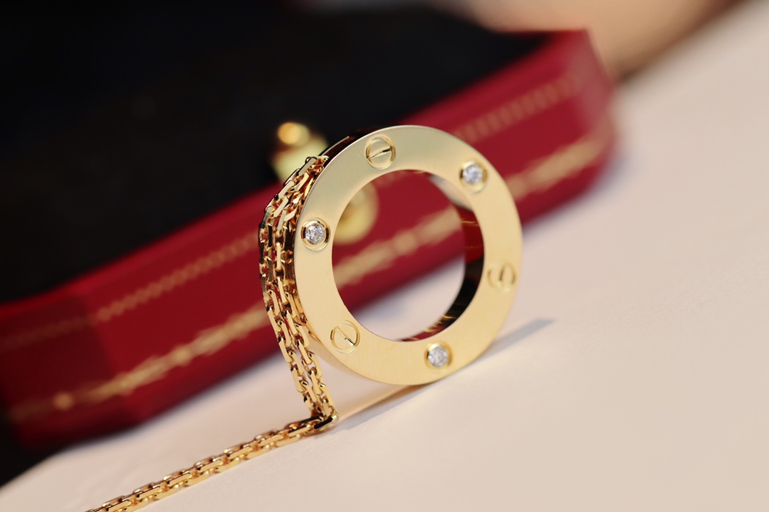 Cartier LOVE Big Round Necklace