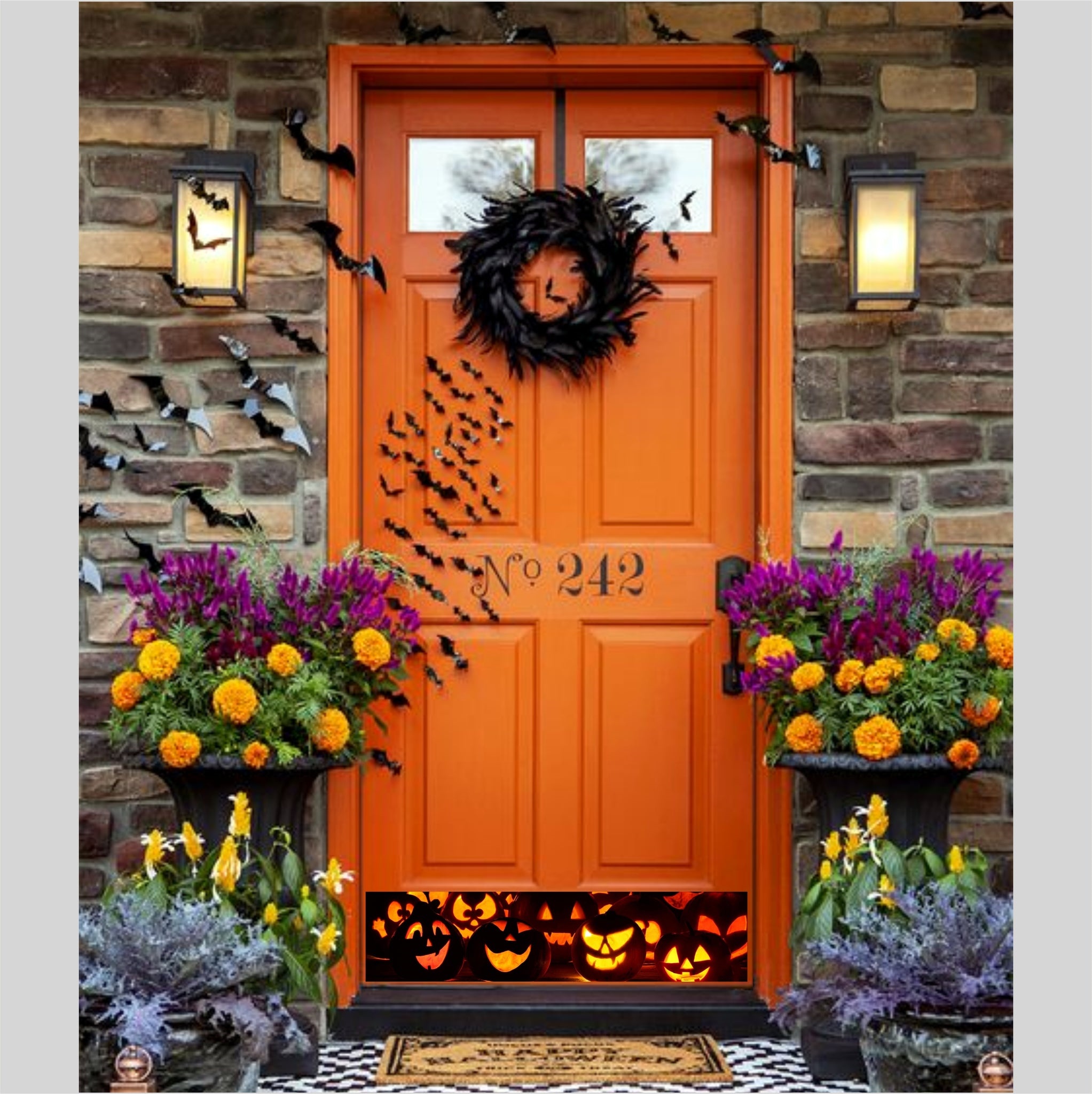 🎅2024 Christmas Promos🔥Deck the Door Decor | Rubber Magnetic Kick Plates | 8