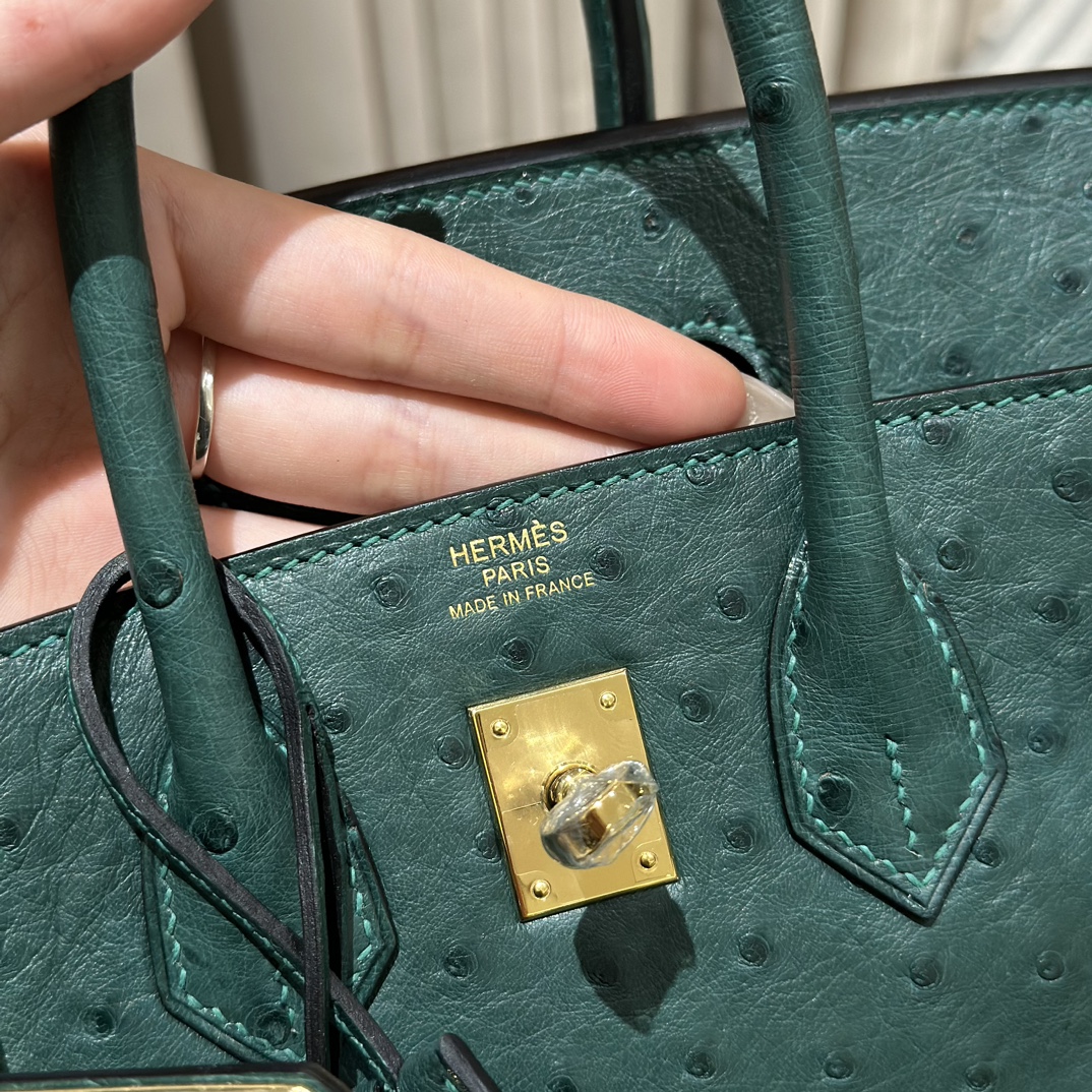 Hermes Birkin z6Malachite Handbag (Handmade to Order)