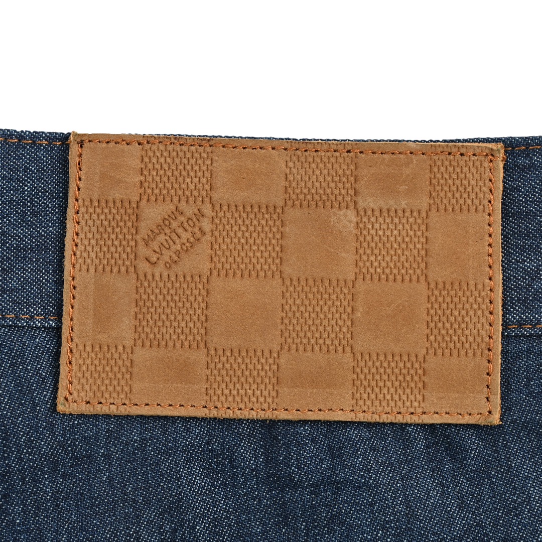 Louis Vuitton 24ss cord embroidered denim shorts