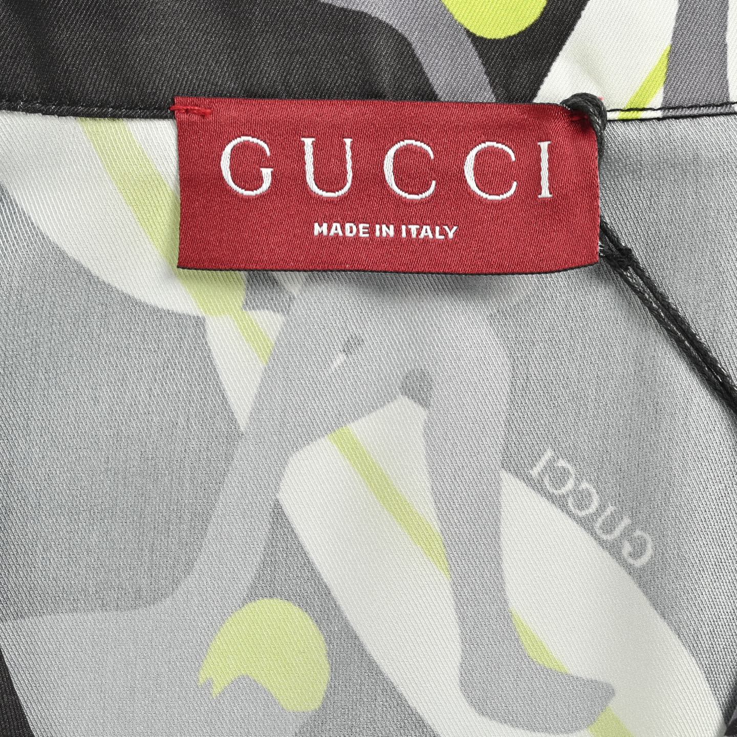Gucci 25ss surf silk suit short sleeve shirt