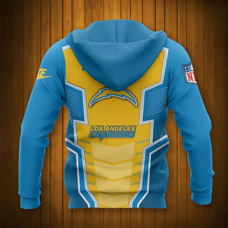 LOS ANGELES CHARGERS 3D HOODIE TTB4316