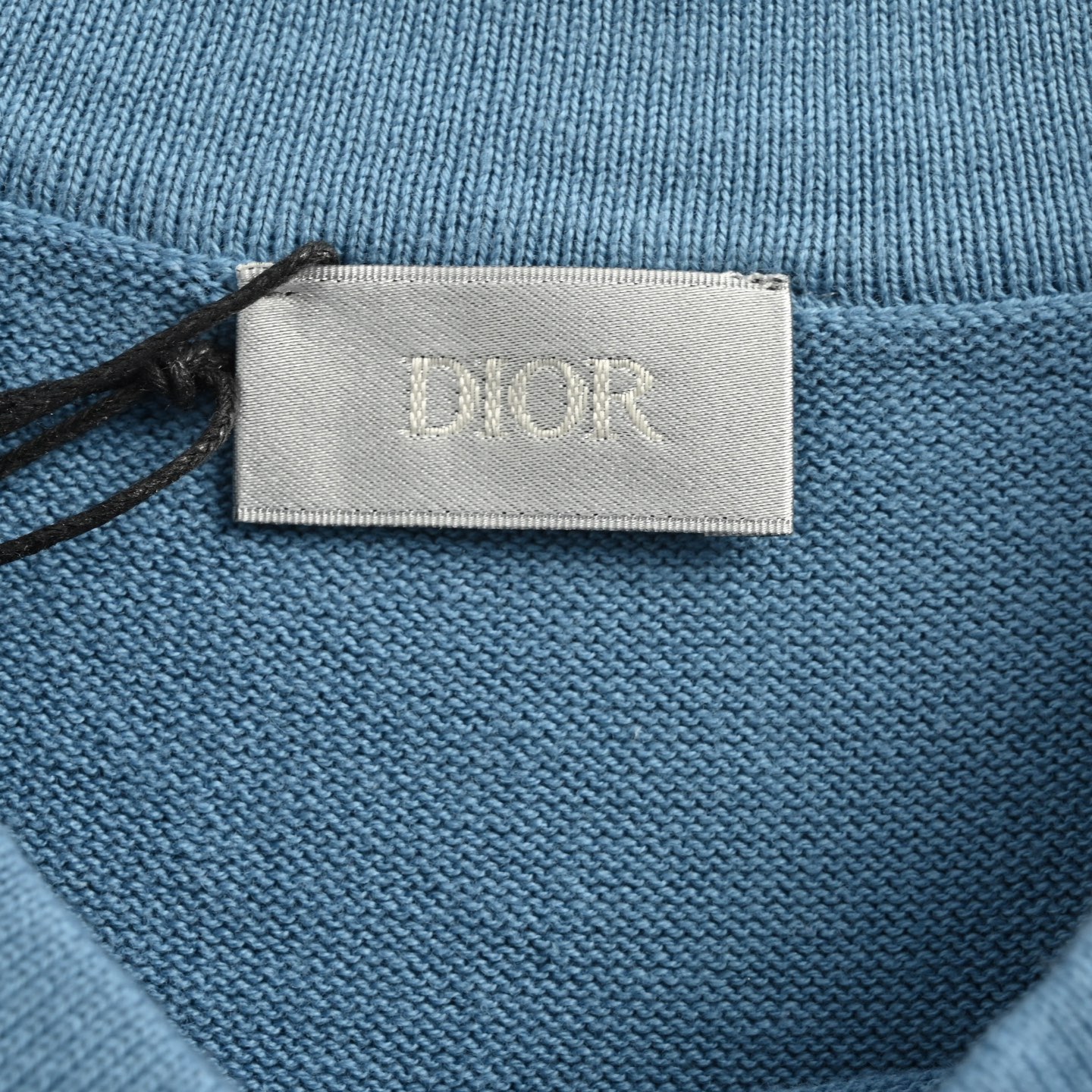 Dior 25ss cat embroidered knitted short-sleeved shirt