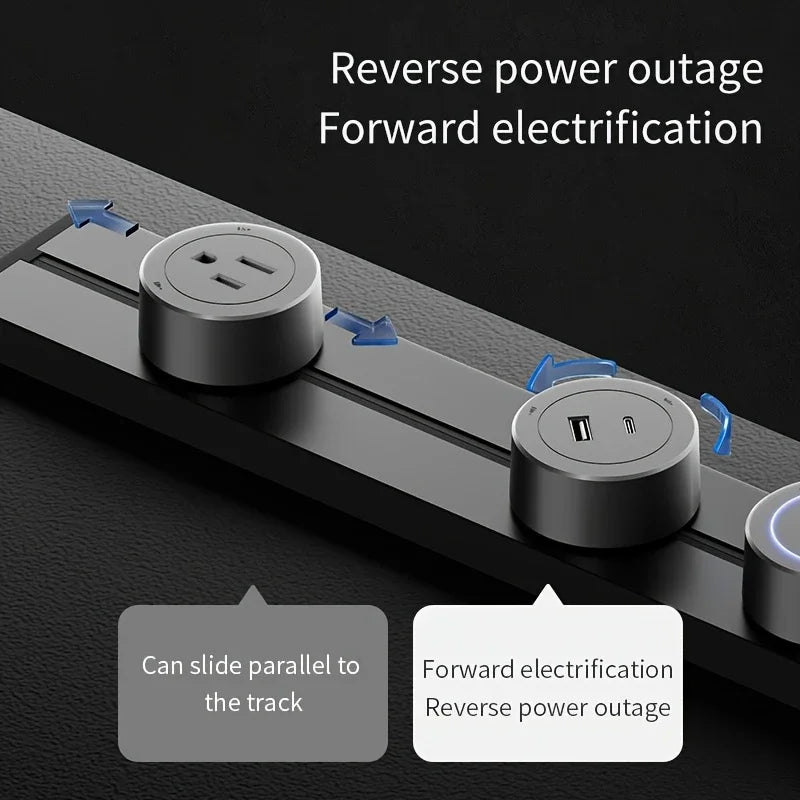 Durable Convenient Power Strip Sockets & Rails