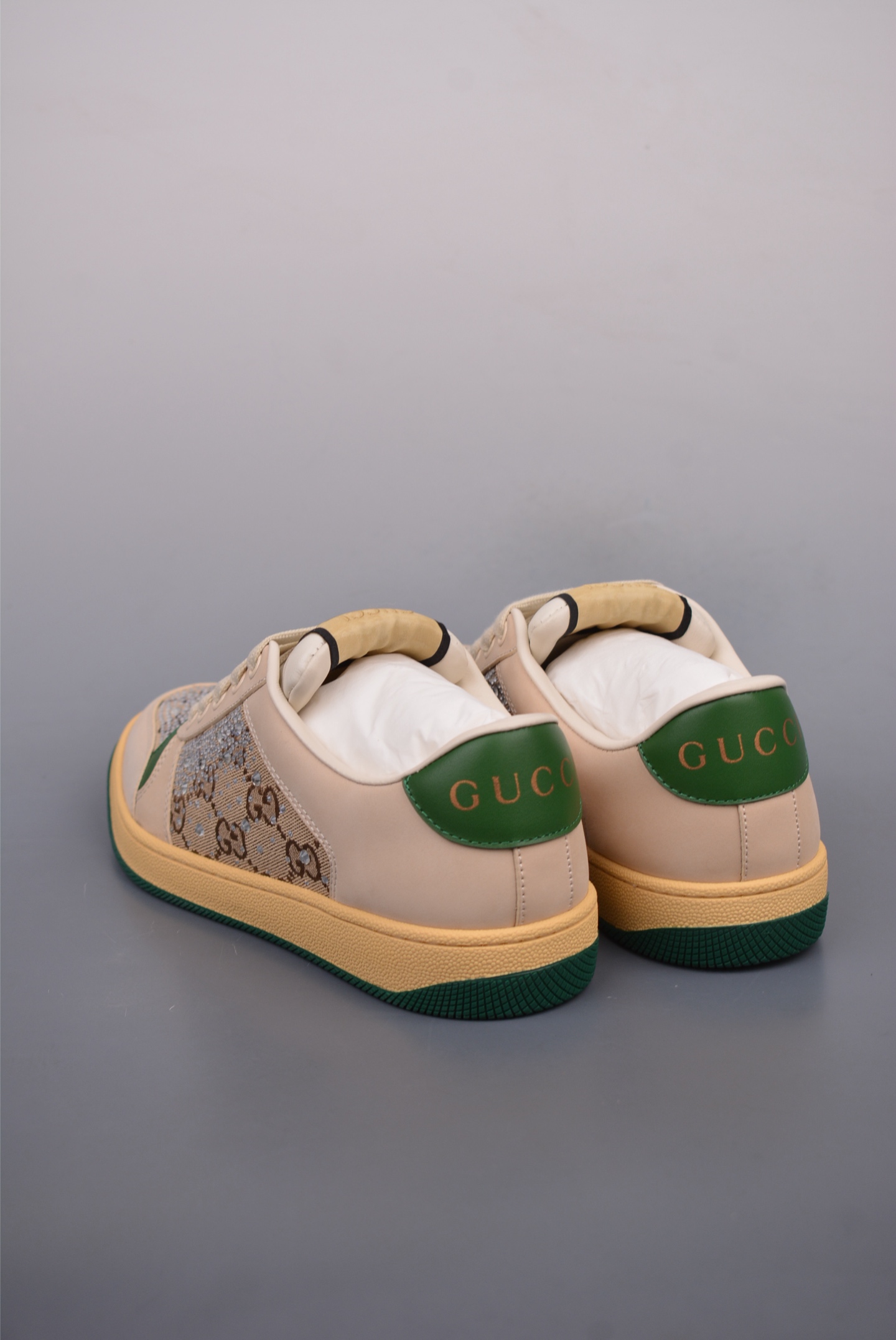 Gucci Screener GG Sneaker Low Beige Diamond