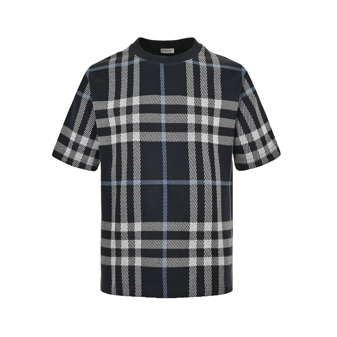 Burberry 24ss check knit short sleeve