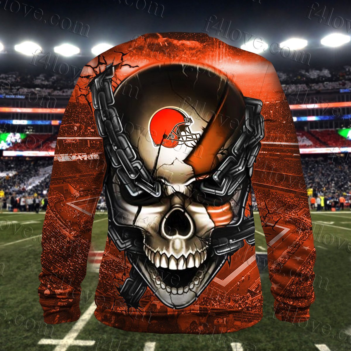CLEVELAND BROWNS 3D HOODIE VIP85