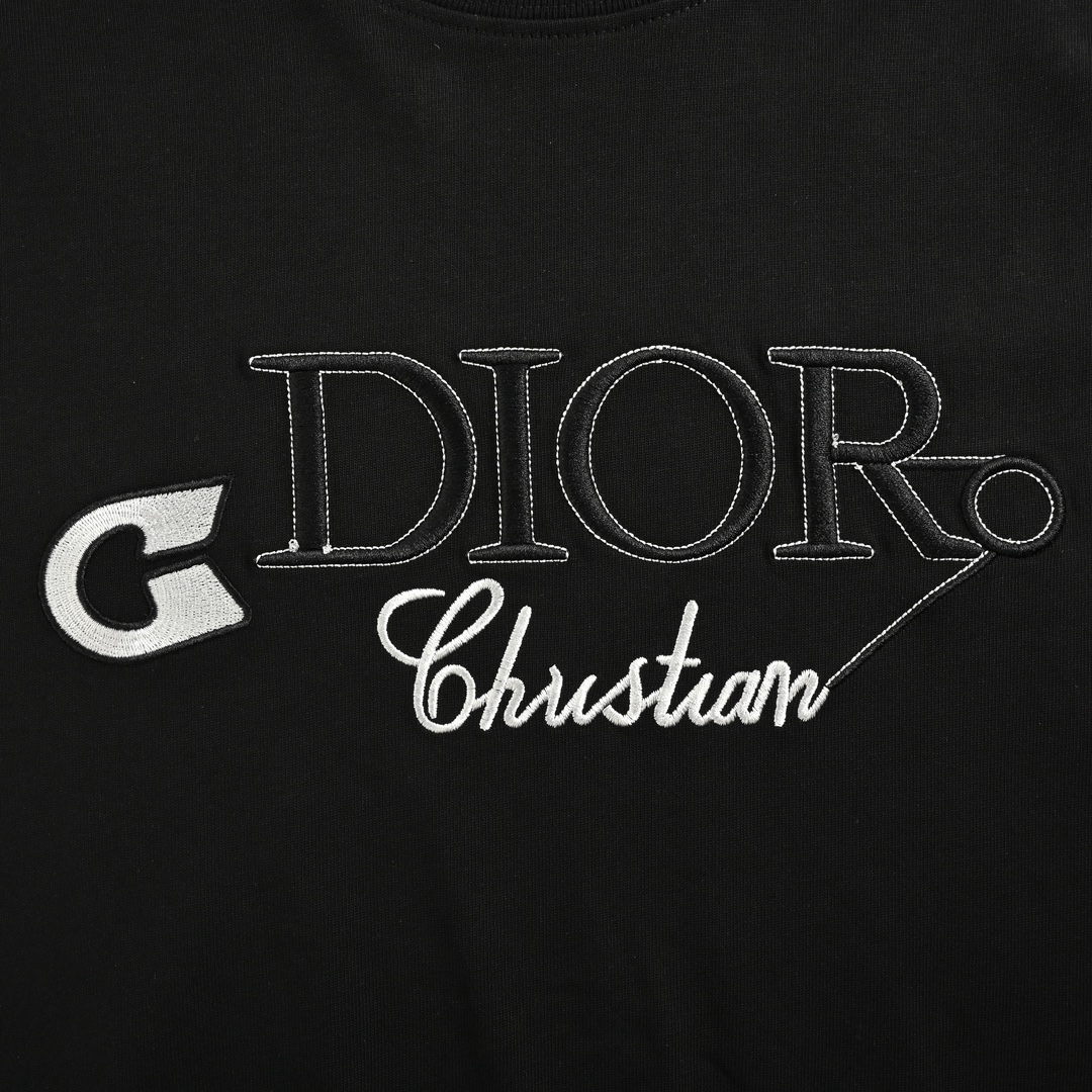 Dior 24ss embroidered pin short sleeve