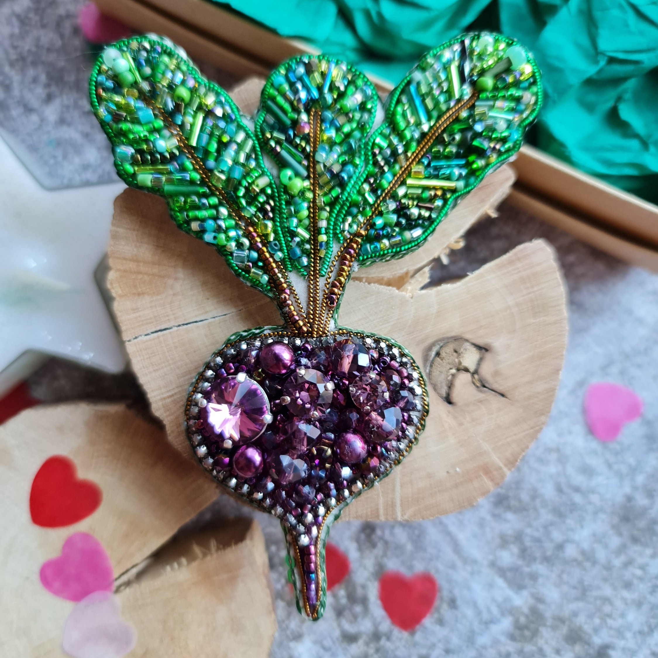 🔥ON SALE🔥Christmas Tree Pin Beaded Brooch