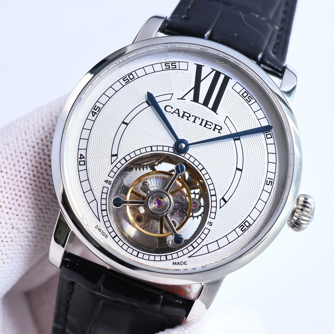 Cartier True Flywheel KF1 Rotonde de Cartier Tourbillon Cadran Love Tourbillon Watch