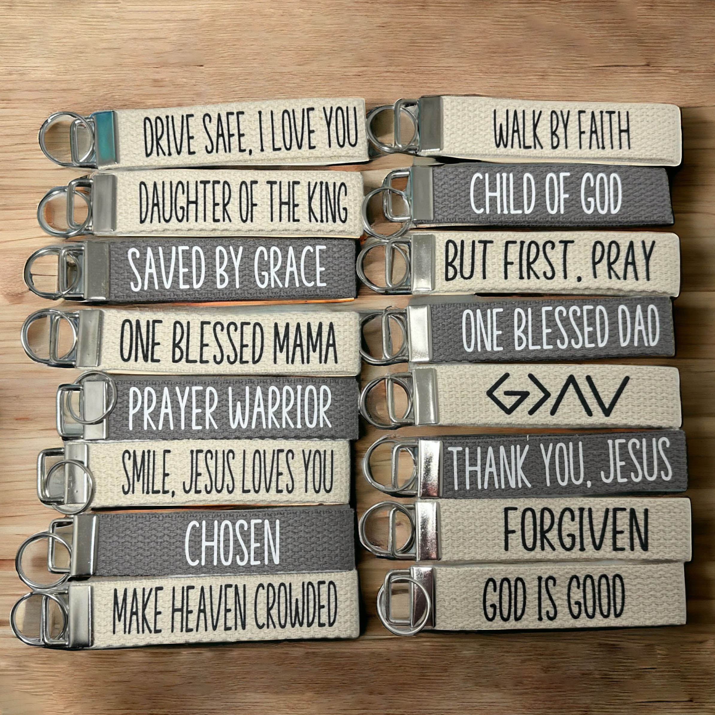 Christian Keychain | Bible Verse Wristlet