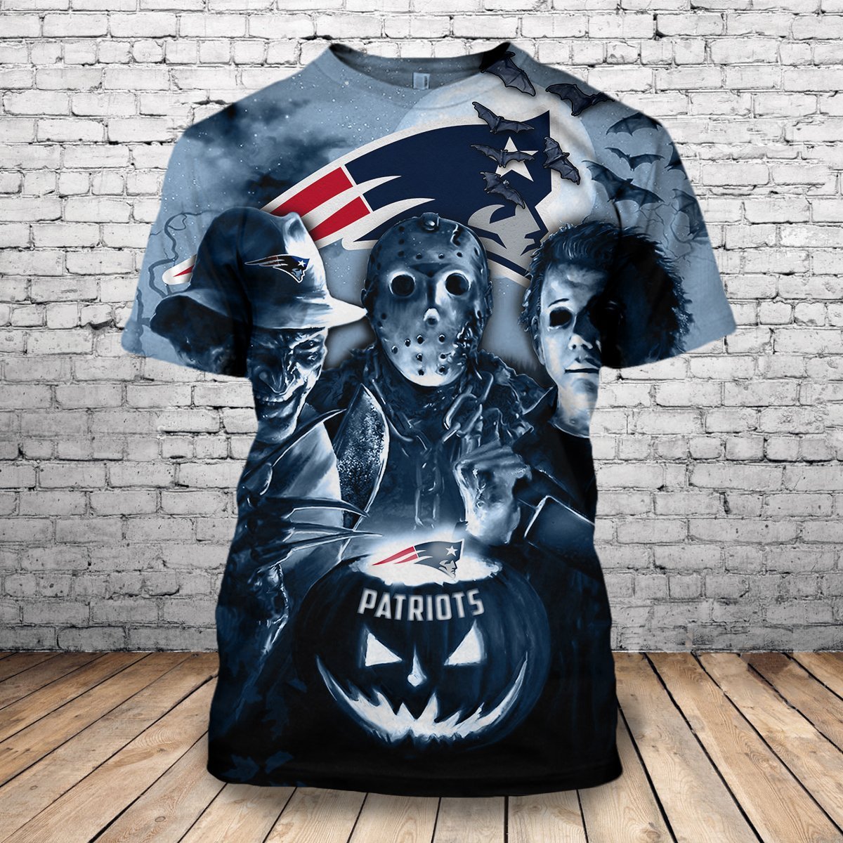 PATRIOTS 3D HOODIE HORROR3