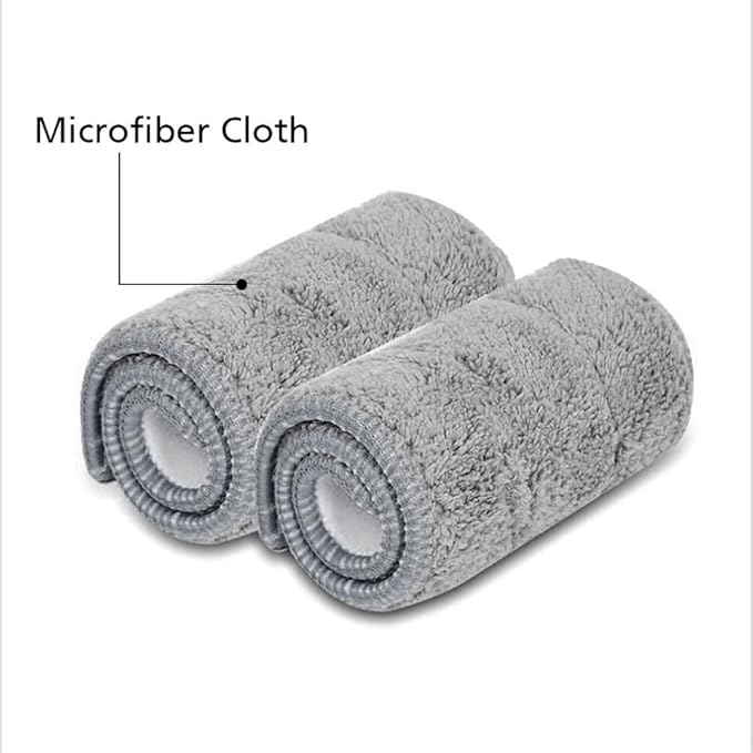 Microfiber Mop for Floor Cleaning, Dust Mop with Self Wringing, Ceramic Floor, Wood Floor Cleaner Mop, Dry Wet Mop with Removable Washable Pad