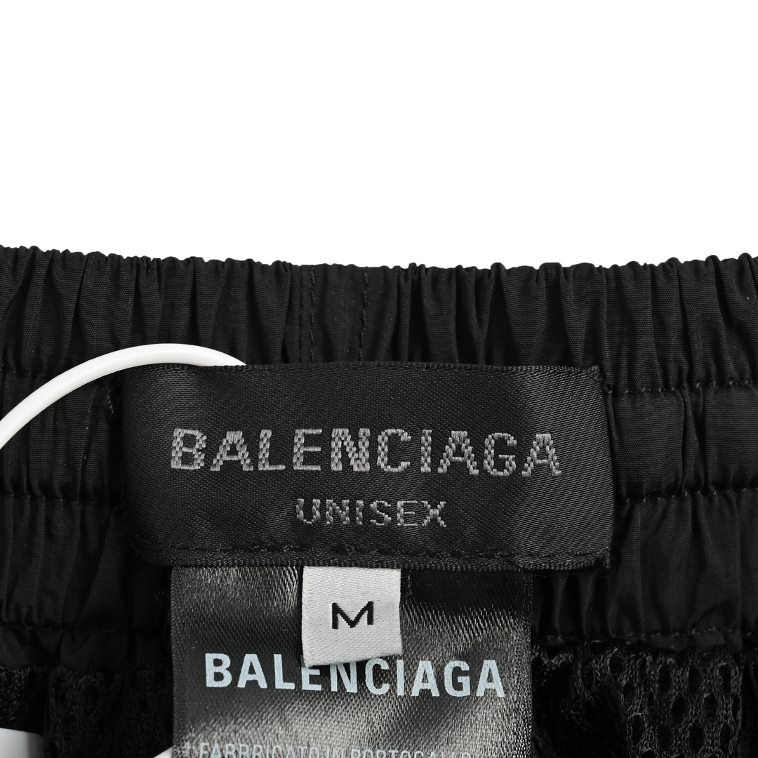 Balenciaga Embroidered Woven Nylon Trousers