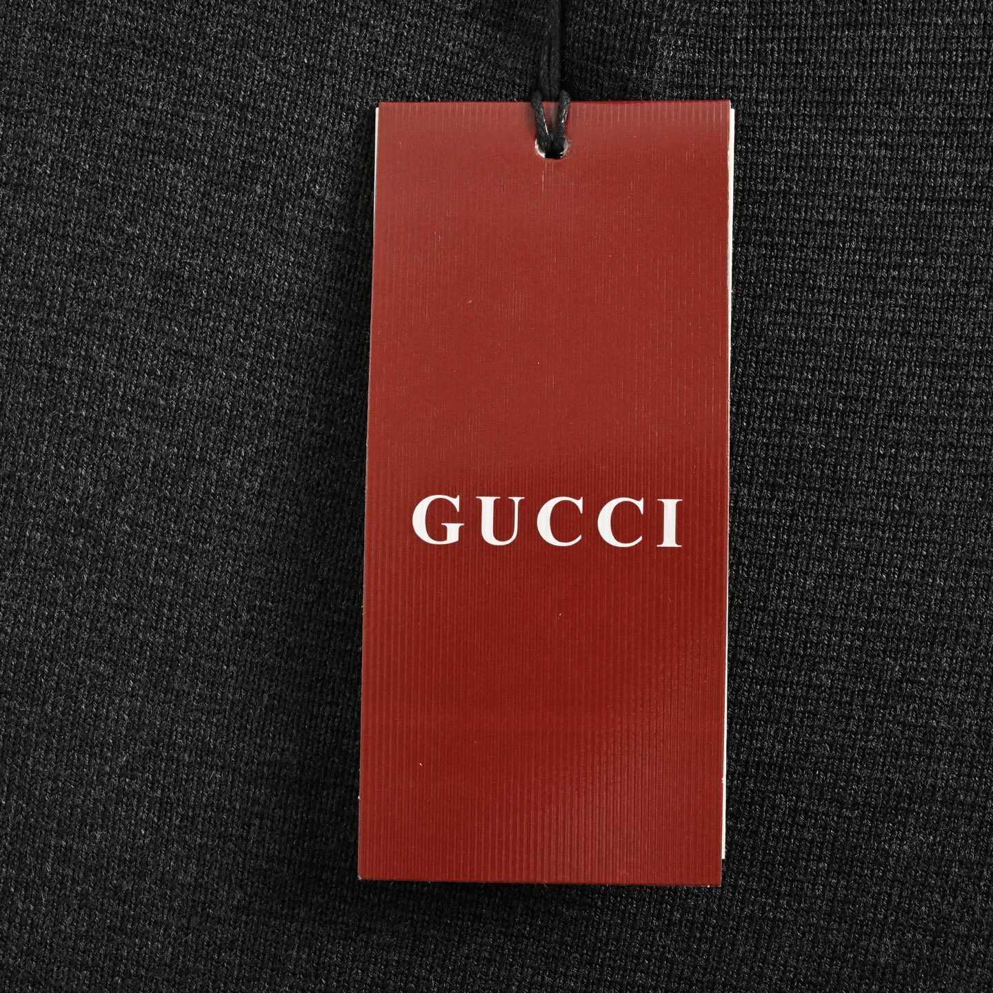 Gucci 25ss collar lettering jacquard knit short sleeves