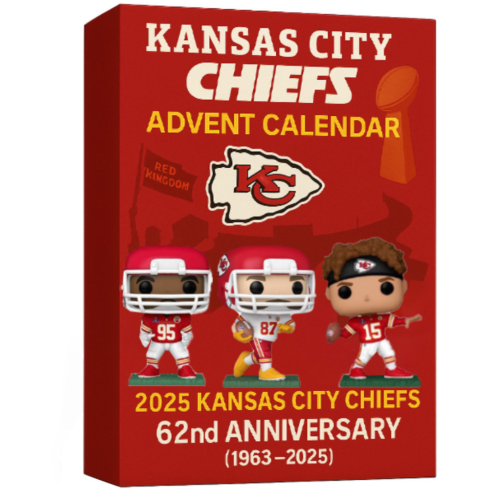 Kansas City Chiefs 2025 62nd Anniversary Advent Calendar