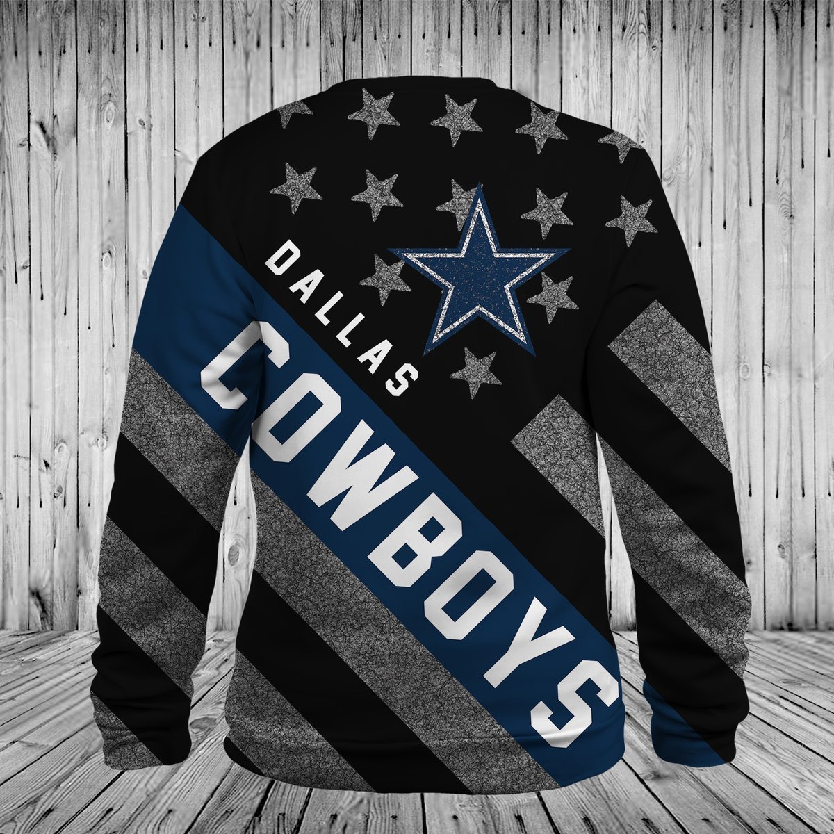 COWBOYS 3D HOODIE FLAG2
