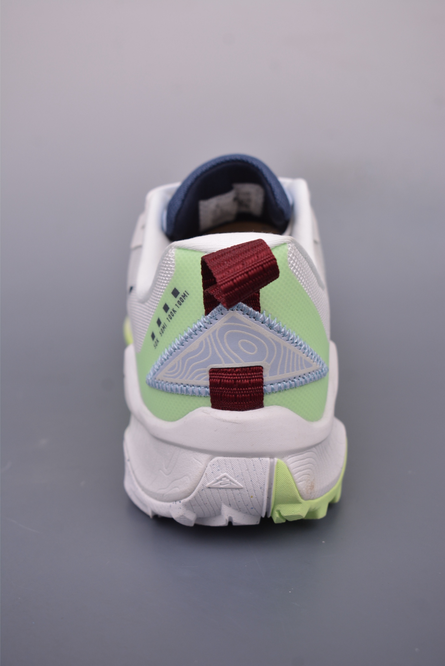 Nike Air React Terra Kiger 9 Running Shoes Gray Green DR2686-103