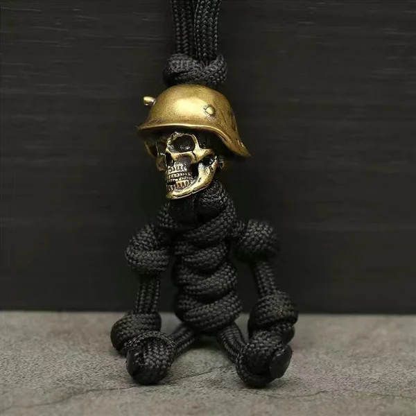🔥Last Day Promotion-50% OFF🔥Skeleton Soldier Paracord Keychain