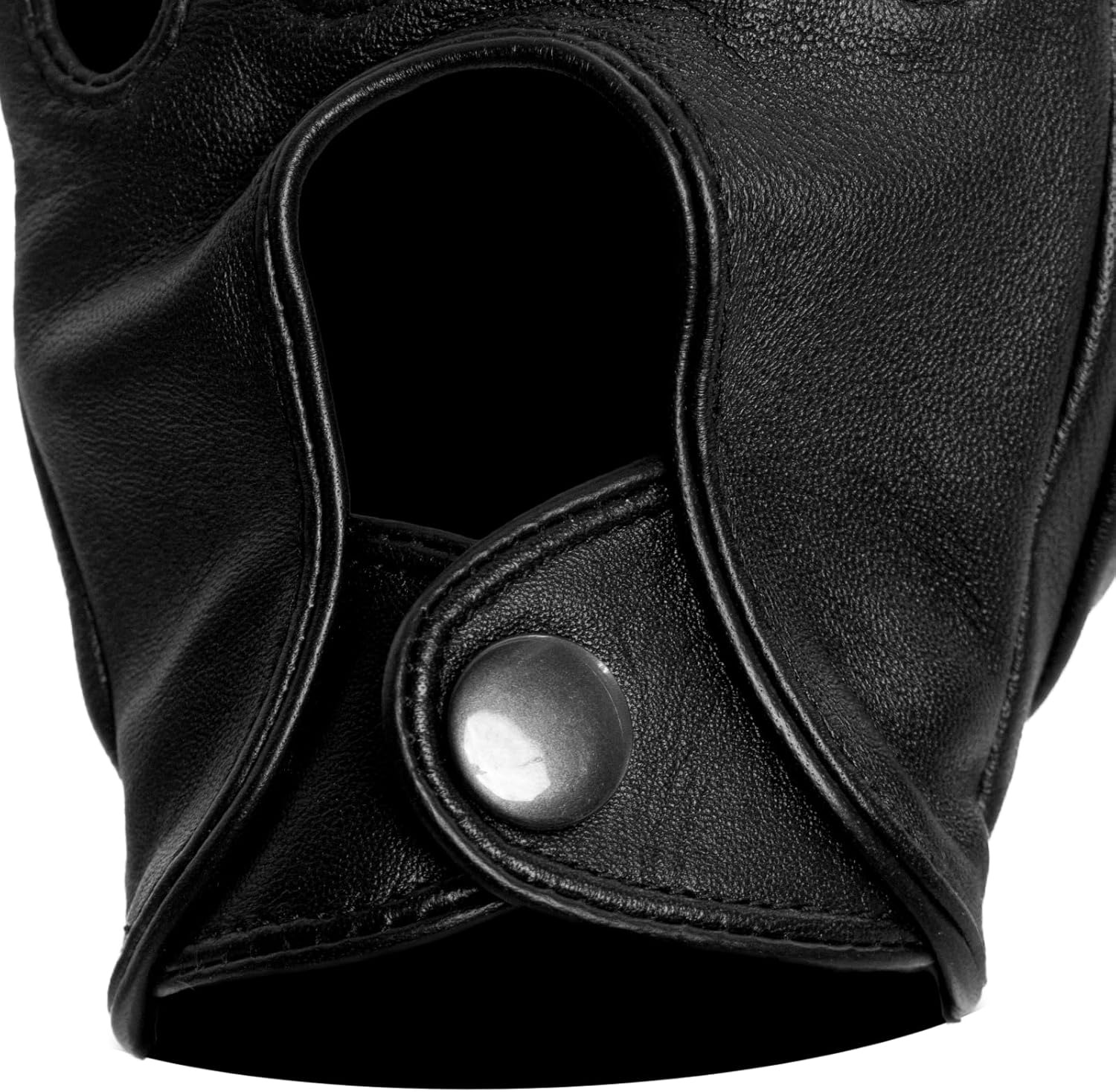 Barcelona motorcycle gloves⚡️ Leather with exposed stitching + metal buckles | Switch to cool-dapper look in just one second