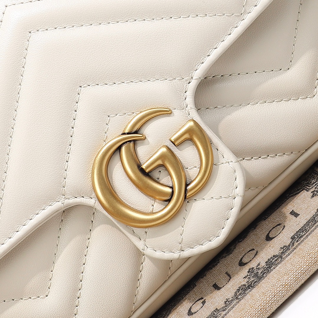 Gucci GG Marmont series small shoulder bag (with card holder) 751526 AACCE 9053